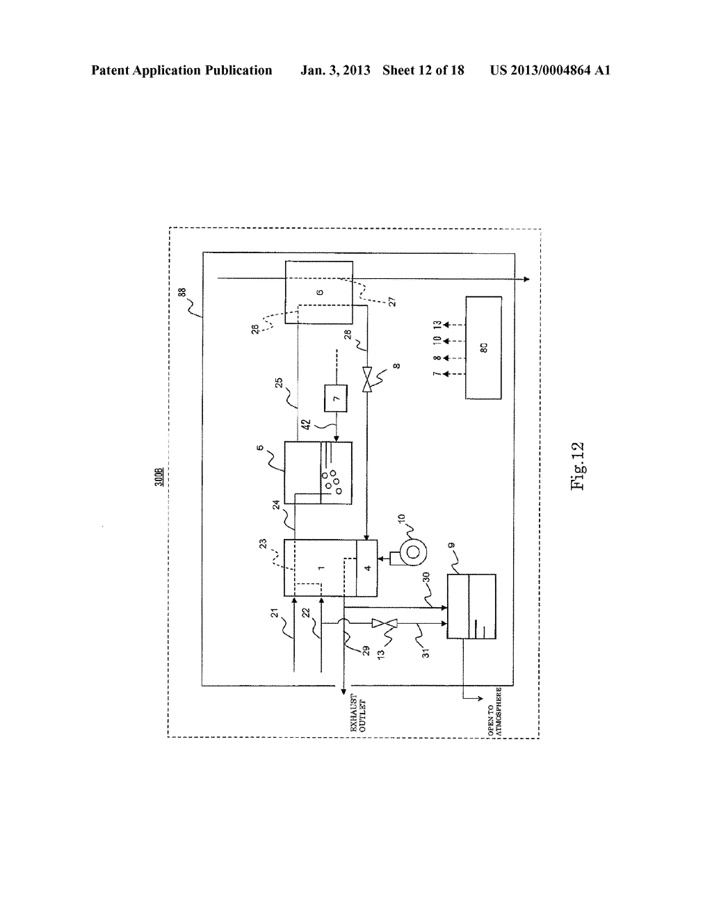 Fuel cell system and method of operating fuel cell system - diagram, schematic, and image 13