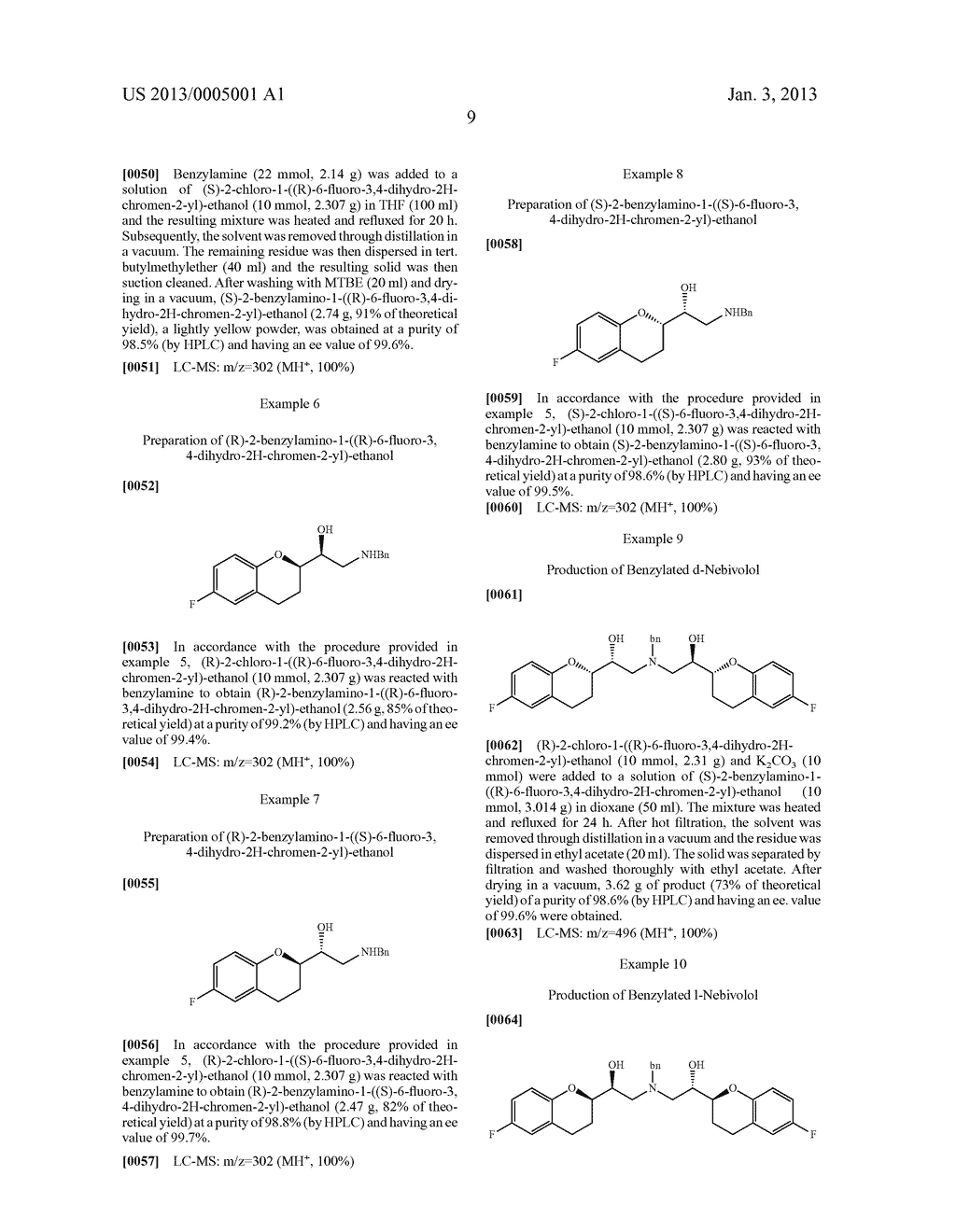 METHOD FOR PRODUCING NEBIVOLOL - diagram, schematic, and image 10