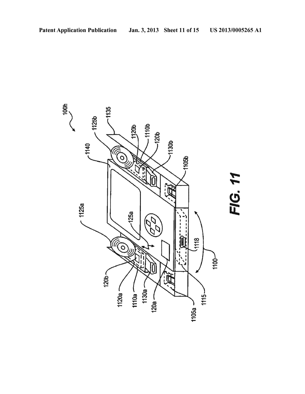 Hand-Held, Portable Electronic Device With Retainer Port For Receiving     Retainable Wireless Accessory For Use Therewith - diagram, schematic, and image 12