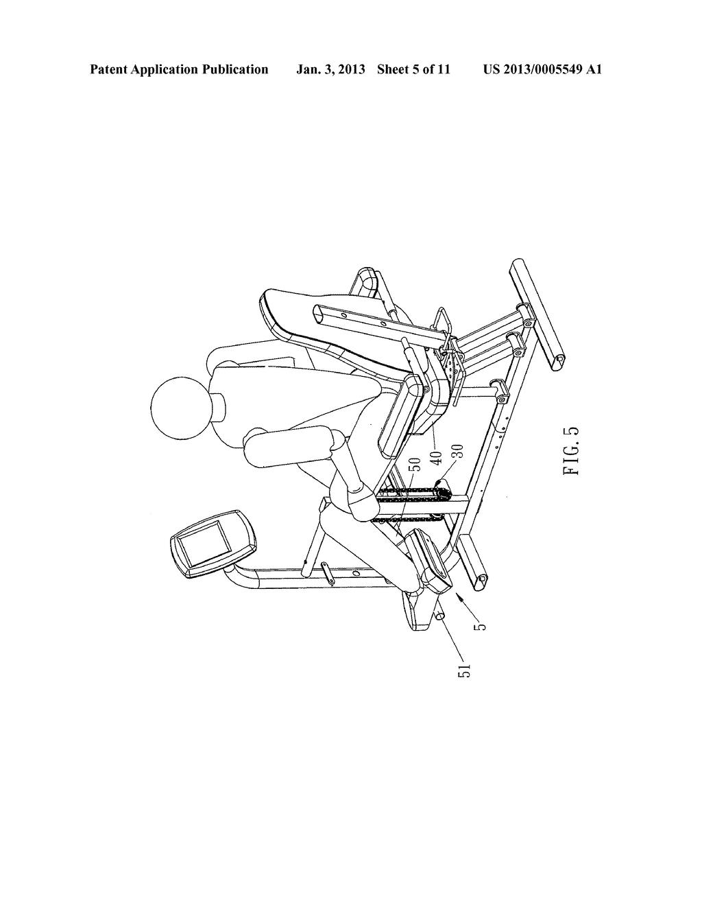 Rehabilitation Exercising Equipment that can Extend a User's Legs - diagram, schematic, and image 06