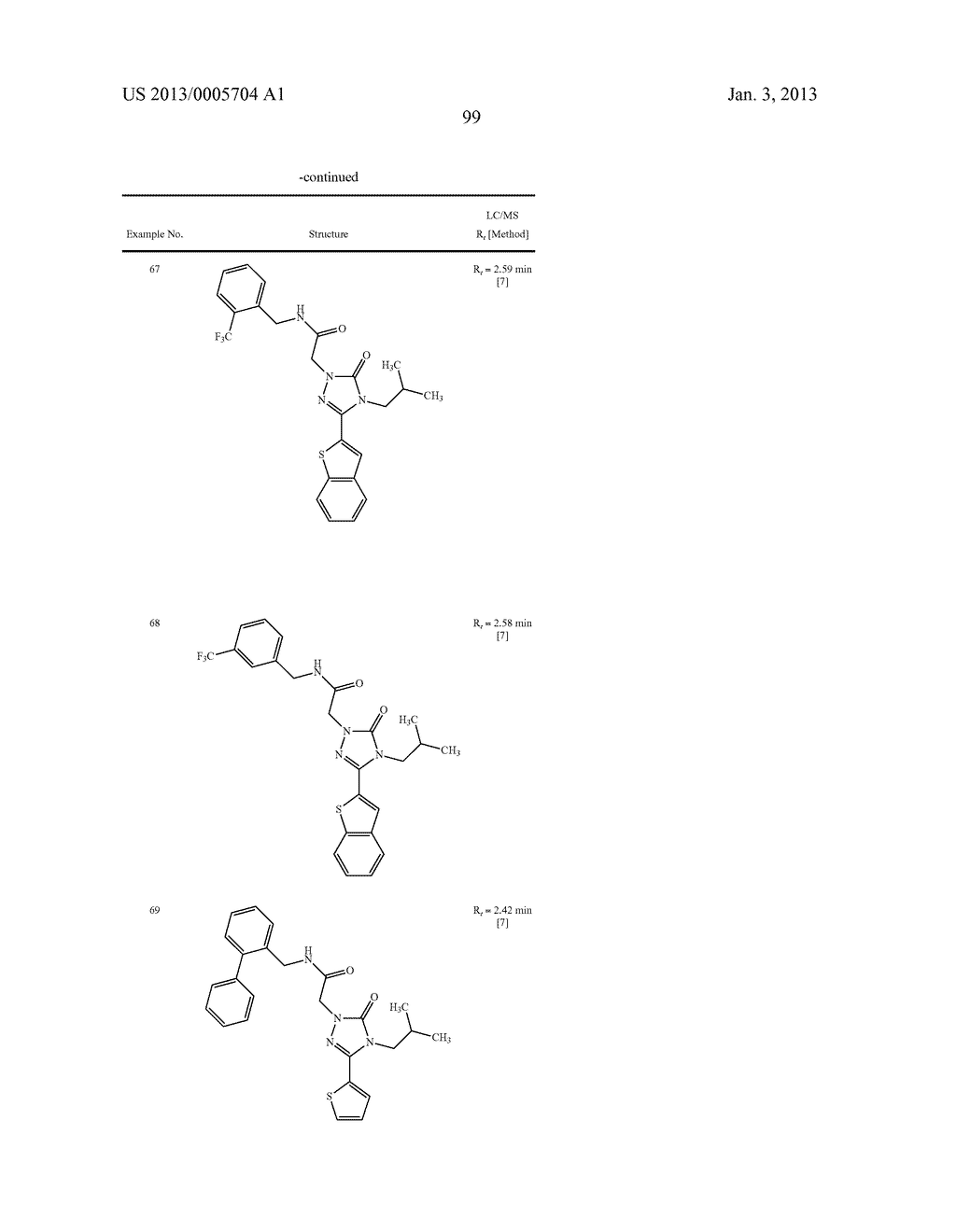 SUBSTITUTED ARYLIMIDAZOLONE AND TRIAZOLONE AS INHIBITORS OF VASOPRESSIN     RECEPTORS - diagram, schematic, and image 100