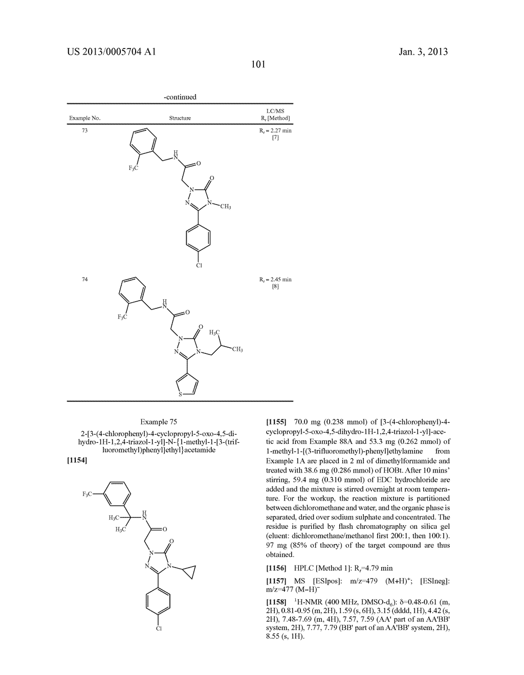 SUBSTITUTED ARYLIMIDAZOLONE AND TRIAZOLONE AS INHIBITORS OF VASOPRESSIN     RECEPTORS - diagram, schematic, and image 102