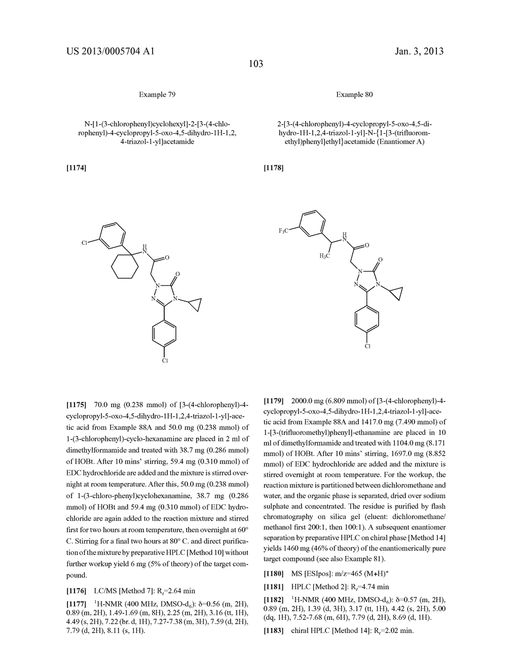 SUBSTITUTED ARYLIMIDAZOLONE AND TRIAZOLONE AS INHIBITORS OF VASOPRESSIN     RECEPTORS - diagram, schematic, and image 104