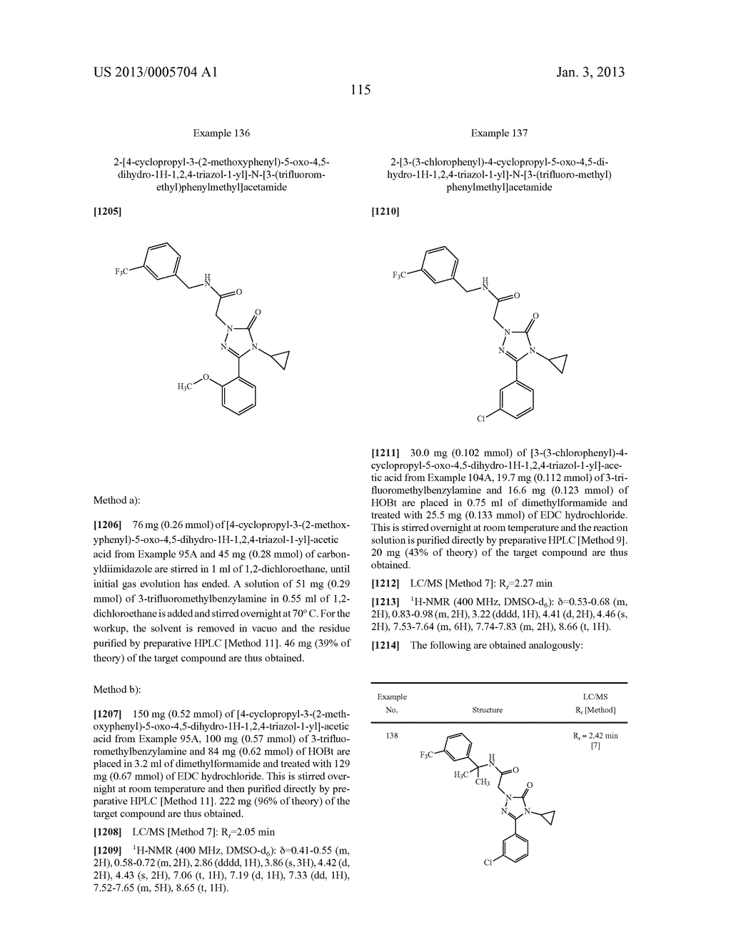 SUBSTITUTED ARYLIMIDAZOLONE AND TRIAZOLONE AS INHIBITORS OF VASOPRESSIN     RECEPTORS - diagram, schematic, and image 116