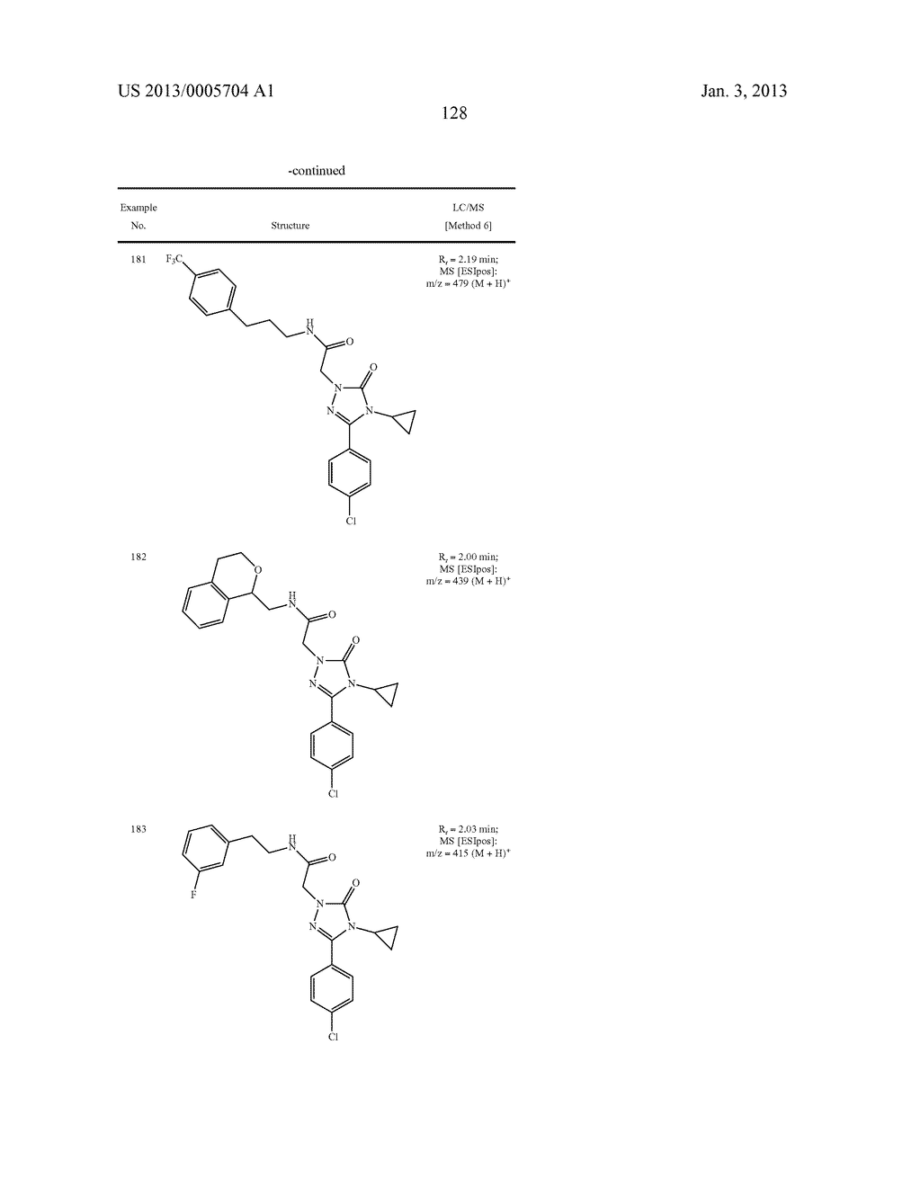 SUBSTITUTED ARYLIMIDAZOLONE AND TRIAZOLONE AS INHIBITORS OF VASOPRESSIN     RECEPTORS - diagram, schematic, and image 129