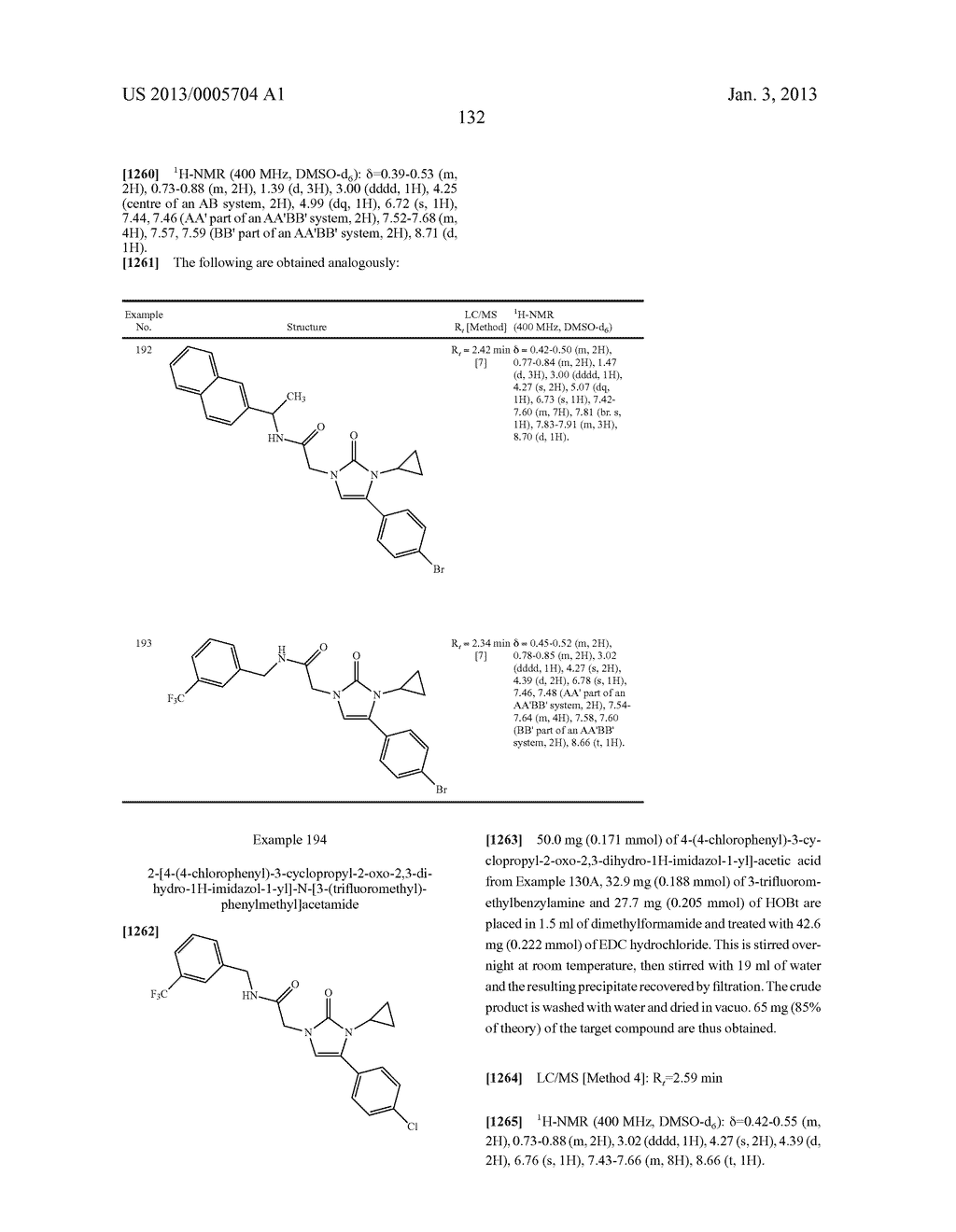 SUBSTITUTED ARYLIMIDAZOLONE AND TRIAZOLONE AS INHIBITORS OF VASOPRESSIN     RECEPTORS - diagram, schematic, and image 133