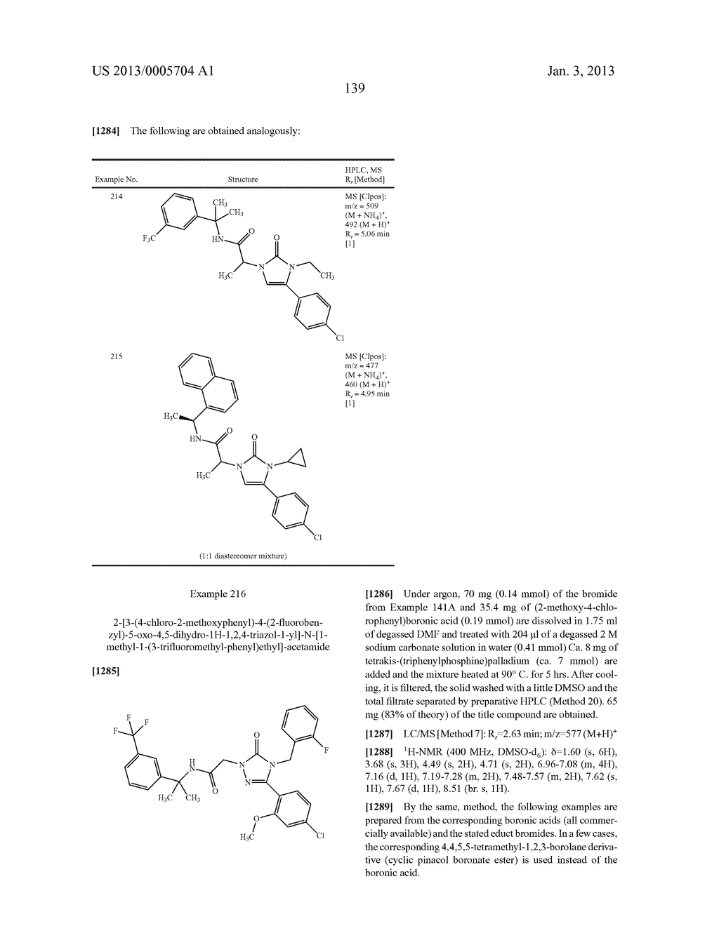 SUBSTITUTED ARYLIMIDAZOLONE AND TRIAZOLONE AS INHIBITORS OF VASOPRESSIN     RECEPTORS - diagram, schematic, and image 140