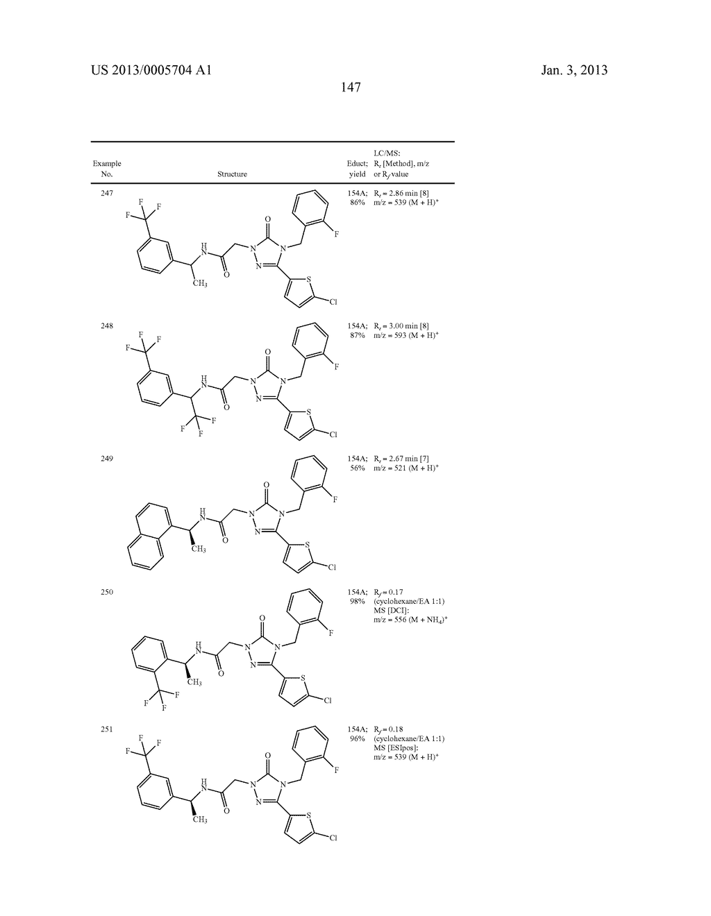 SUBSTITUTED ARYLIMIDAZOLONE AND TRIAZOLONE AS INHIBITORS OF VASOPRESSIN     RECEPTORS - diagram, schematic, and image 148
