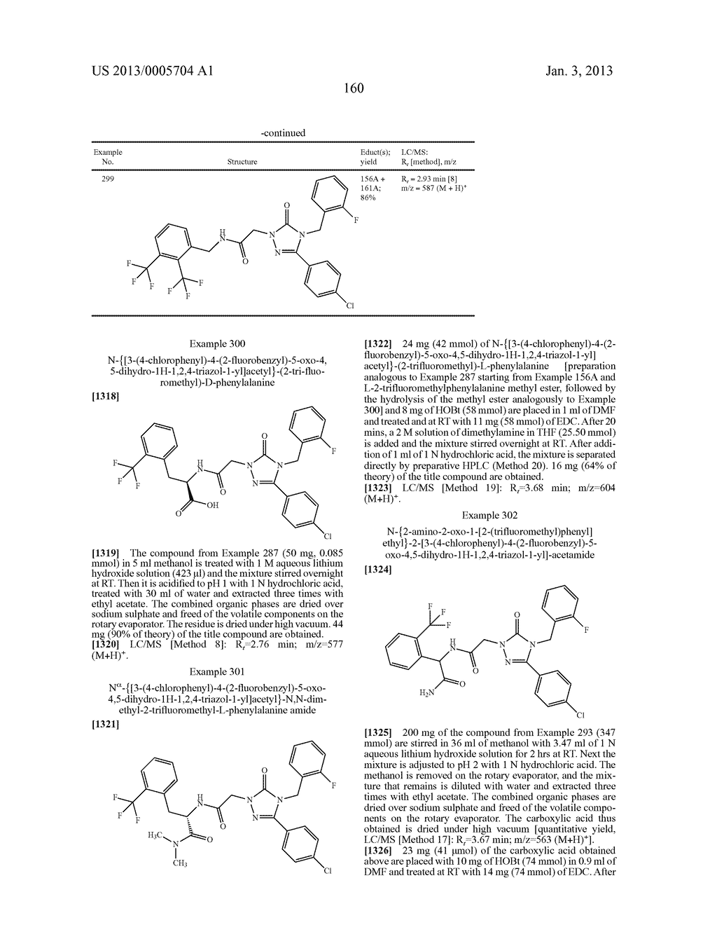 SUBSTITUTED ARYLIMIDAZOLONE AND TRIAZOLONE AS INHIBITORS OF VASOPRESSIN     RECEPTORS - diagram, schematic, and image 161