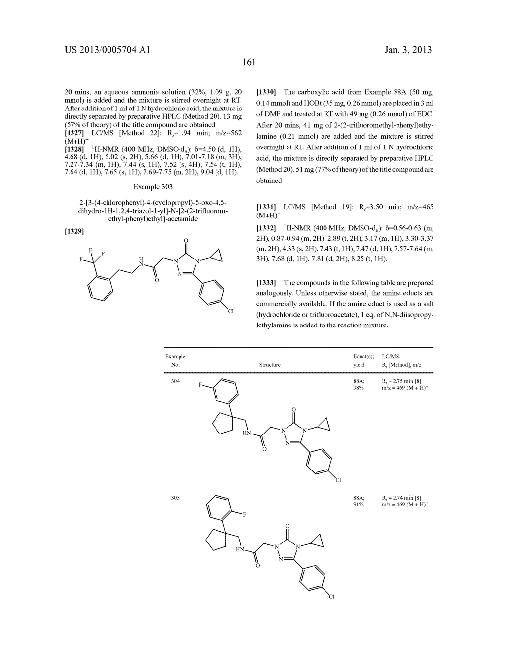 SUBSTITUTED ARYLIMIDAZOLONE AND TRIAZOLONE AS INHIBITORS OF VASOPRESSIN     RECEPTORS - diagram, schematic, and image 162