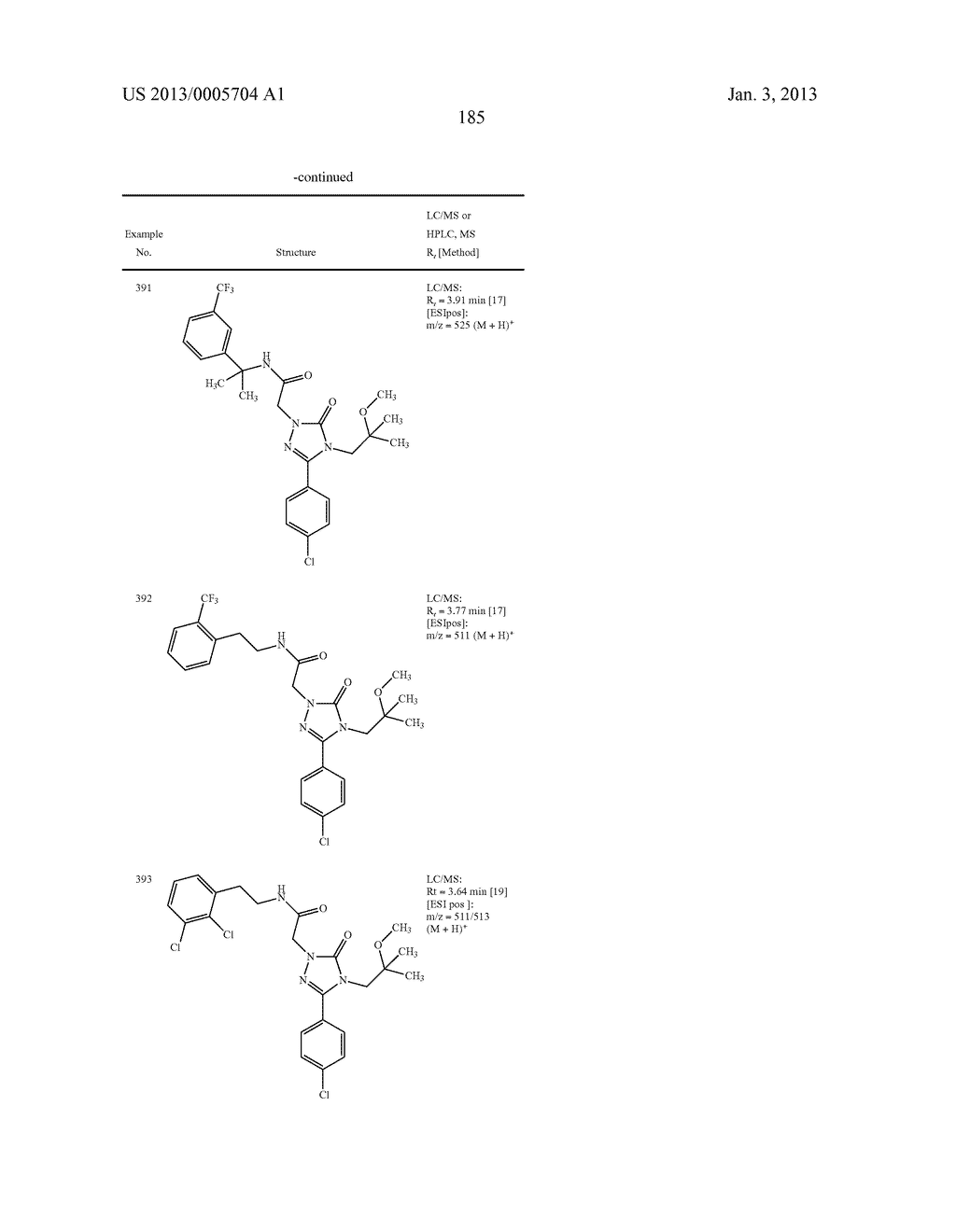 SUBSTITUTED ARYLIMIDAZOLONE AND TRIAZOLONE AS INHIBITORS OF VASOPRESSIN     RECEPTORS - diagram, schematic, and image 186