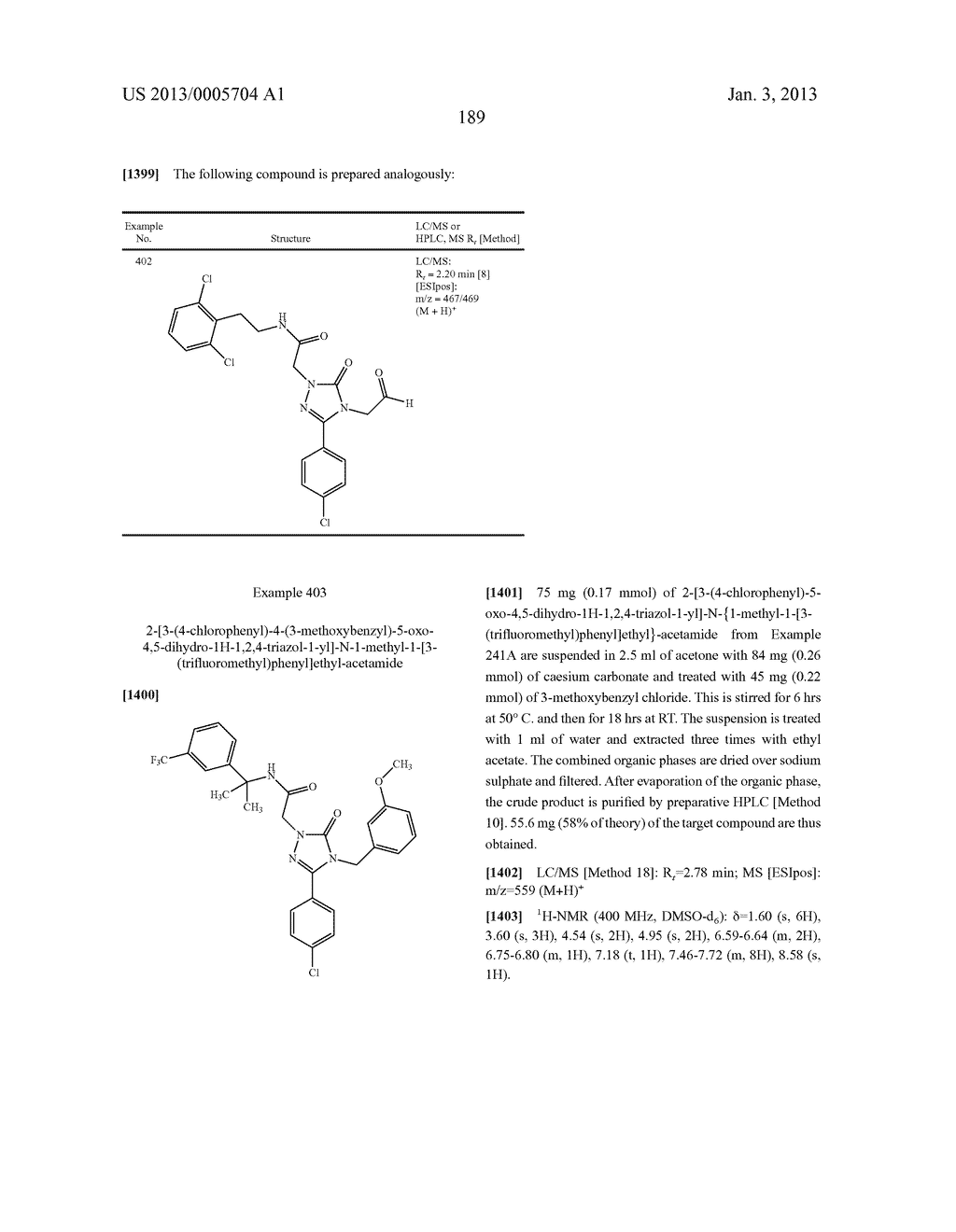 SUBSTITUTED ARYLIMIDAZOLONE AND TRIAZOLONE AS INHIBITORS OF VASOPRESSIN     RECEPTORS - diagram, schematic, and image 190