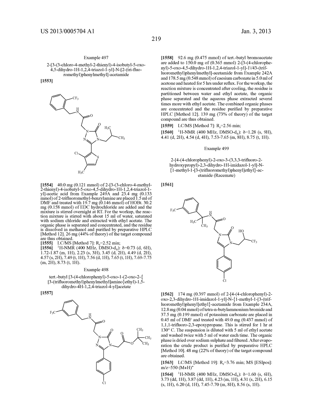 SUBSTITUTED ARYLIMIDAZOLONE AND TRIAZOLONE AS INHIBITORS OF VASOPRESSIN     RECEPTORS - diagram, schematic, and image 220