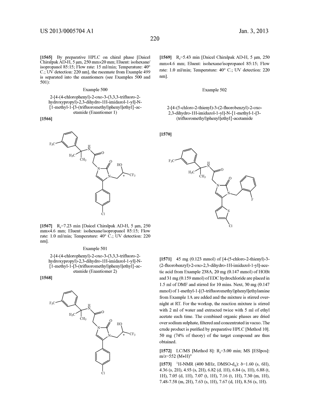 SUBSTITUTED ARYLIMIDAZOLONE AND TRIAZOLONE AS INHIBITORS OF VASOPRESSIN     RECEPTORS - diagram, schematic, and image 221