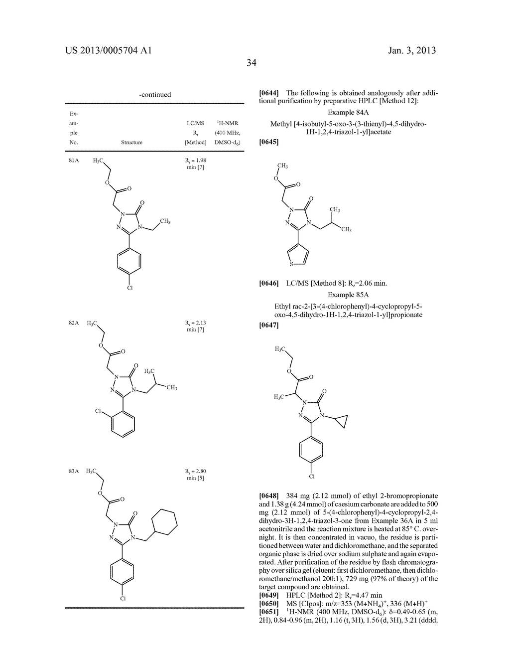 SUBSTITUTED ARYLIMIDAZOLONE AND TRIAZOLONE AS INHIBITORS OF VASOPRESSIN     RECEPTORS - diagram, schematic, and image 35