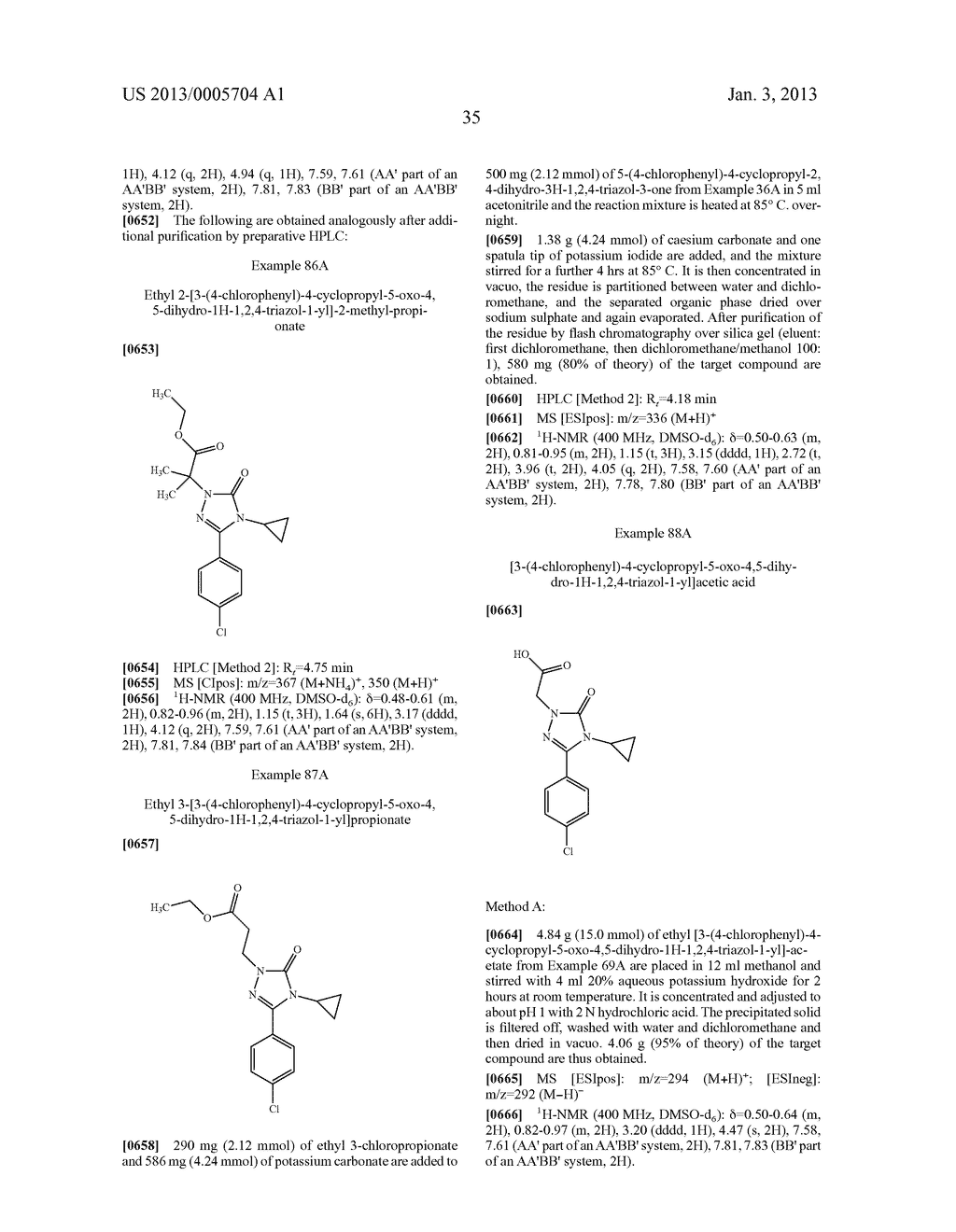 SUBSTITUTED ARYLIMIDAZOLONE AND TRIAZOLONE AS INHIBITORS OF VASOPRESSIN     RECEPTORS - diagram, schematic, and image 36