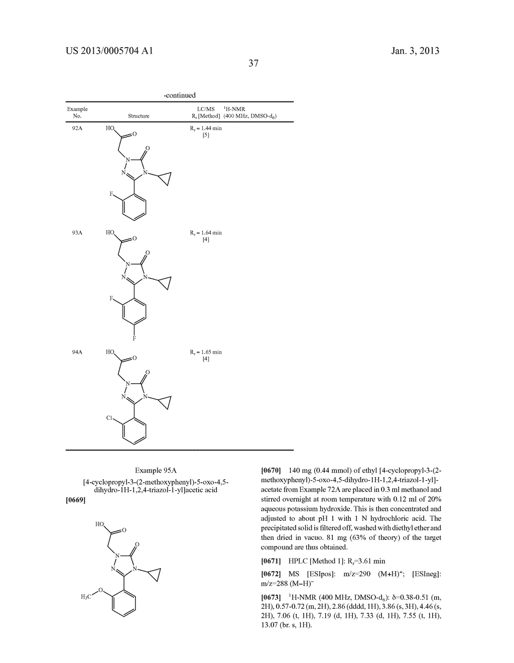 SUBSTITUTED ARYLIMIDAZOLONE AND TRIAZOLONE AS INHIBITORS OF VASOPRESSIN     RECEPTORS - diagram, schematic, and image 38