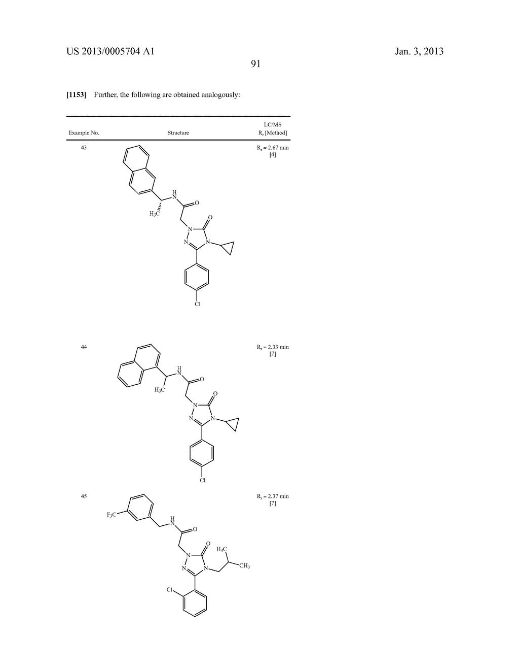 SUBSTITUTED ARYLIMIDAZOLONE AND TRIAZOLONE AS INHIBITORS OF VASOPRESSIN     RECEPTORS - diagram, schematic, and image 92