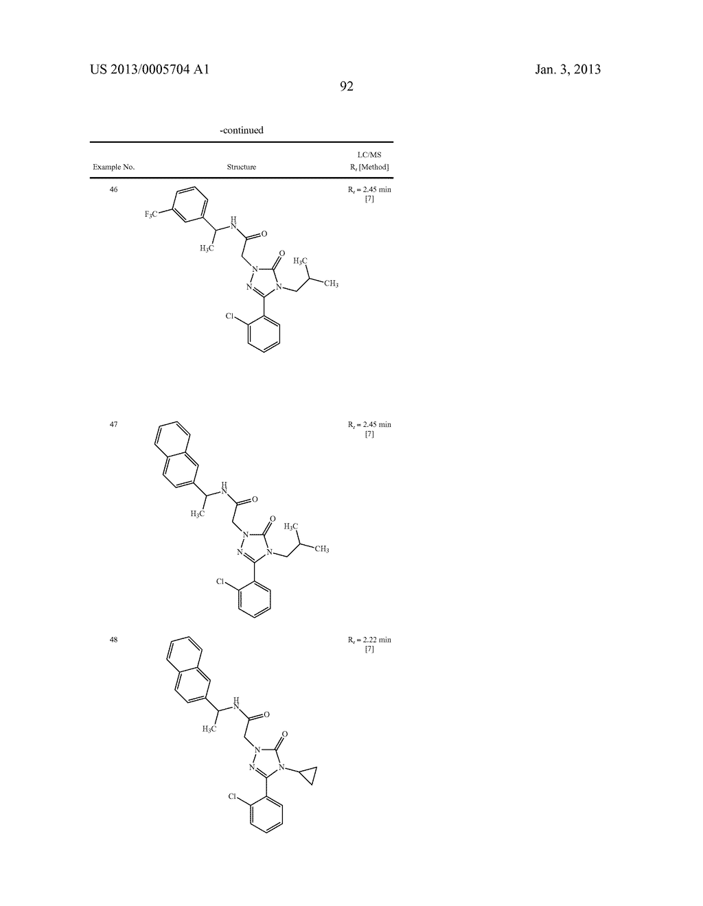 SUBSTITUTED ARYLIMIDAZOLONE AND TRIAZOLONE AS INHIBITORS OF VASOPRESSIN     RECEPTORS - diagram, schematic, and image 93