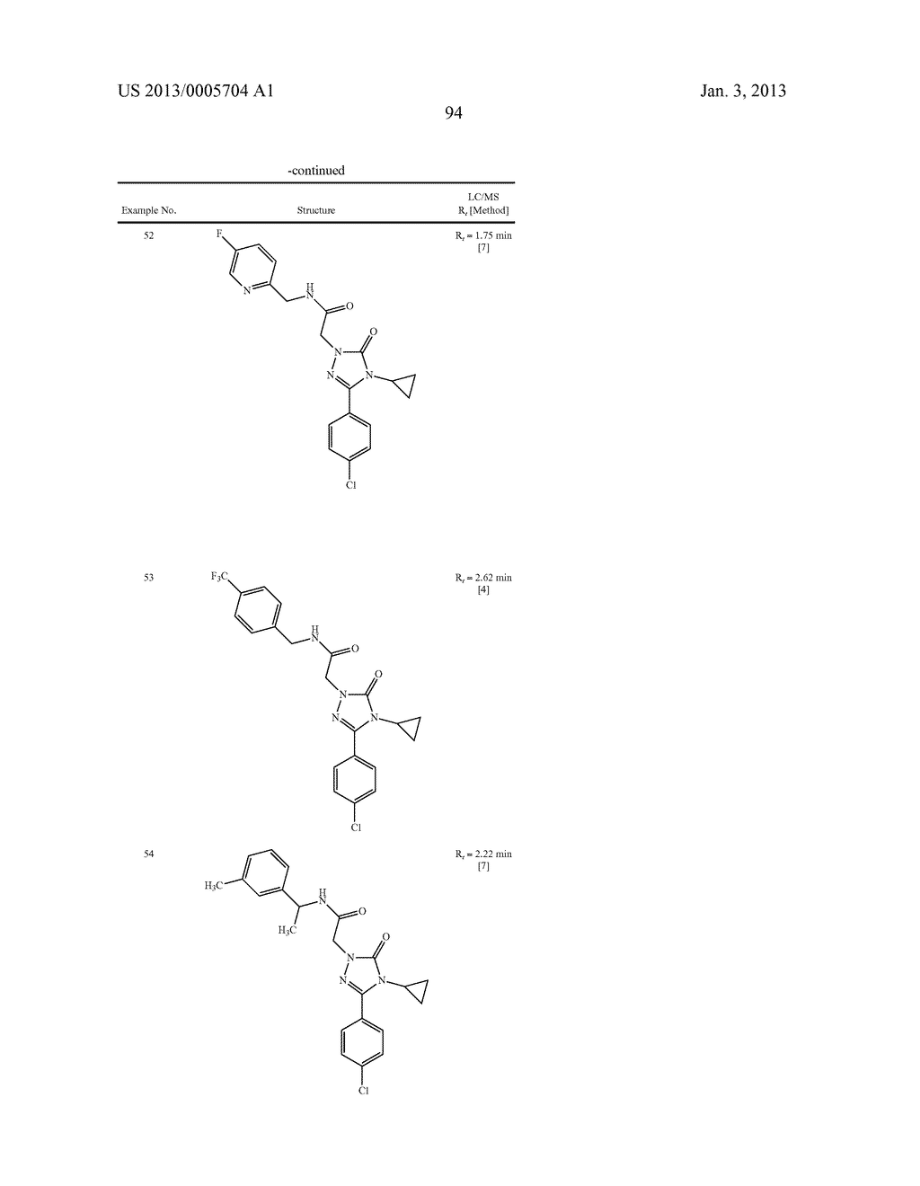 SUBSTITUTED ARYLIMIDAZOLONE AND TRIAZOLONE AS INHIBITORS OF VASOPRESSIN     RECEPTORS - diagram, schematic, and image 95