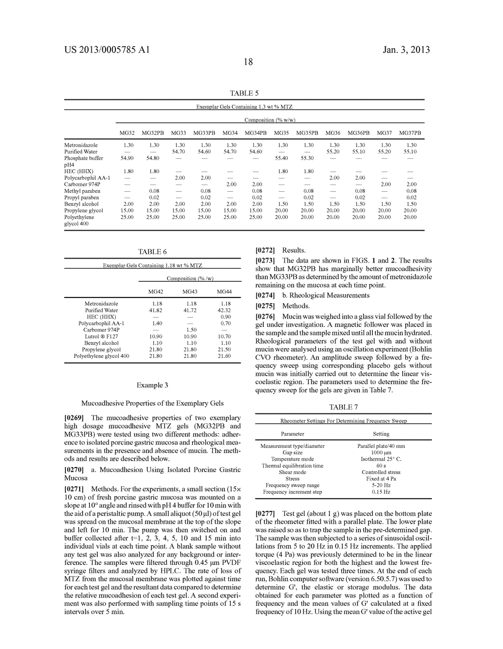 METHODS OF TREATING BACTERIAL VAGINOSIS WITH AQUEOUS-BASED METRONIDAZOLE     GEL FORMULATIONS - diagram, schematic, and image 35