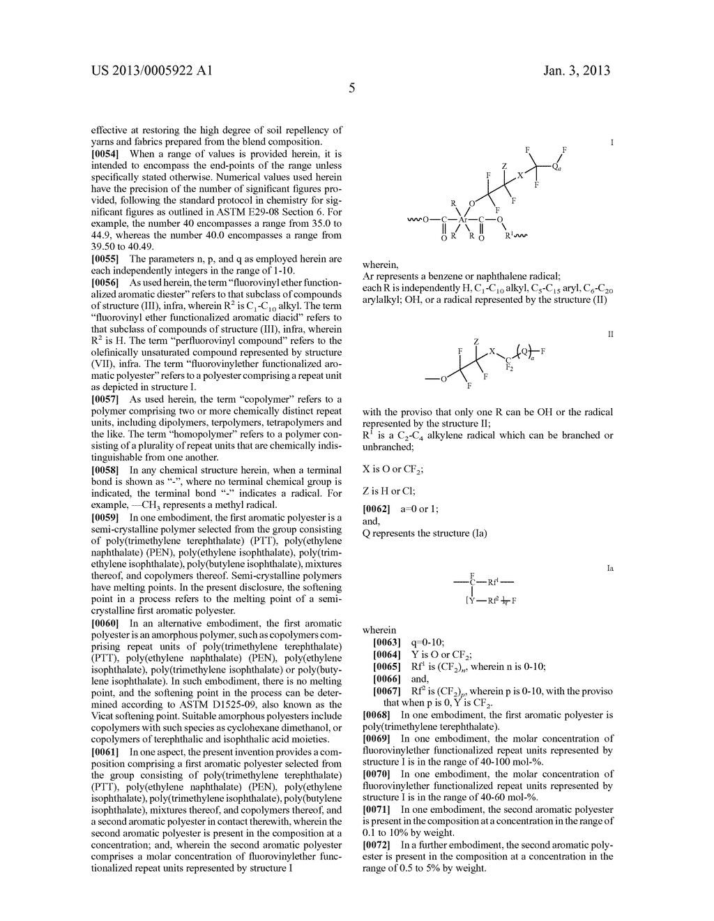 FIBERS AND YARNS FROM A FLUORINATED POLYESTER BLEND - diagram, schematic, and image 12