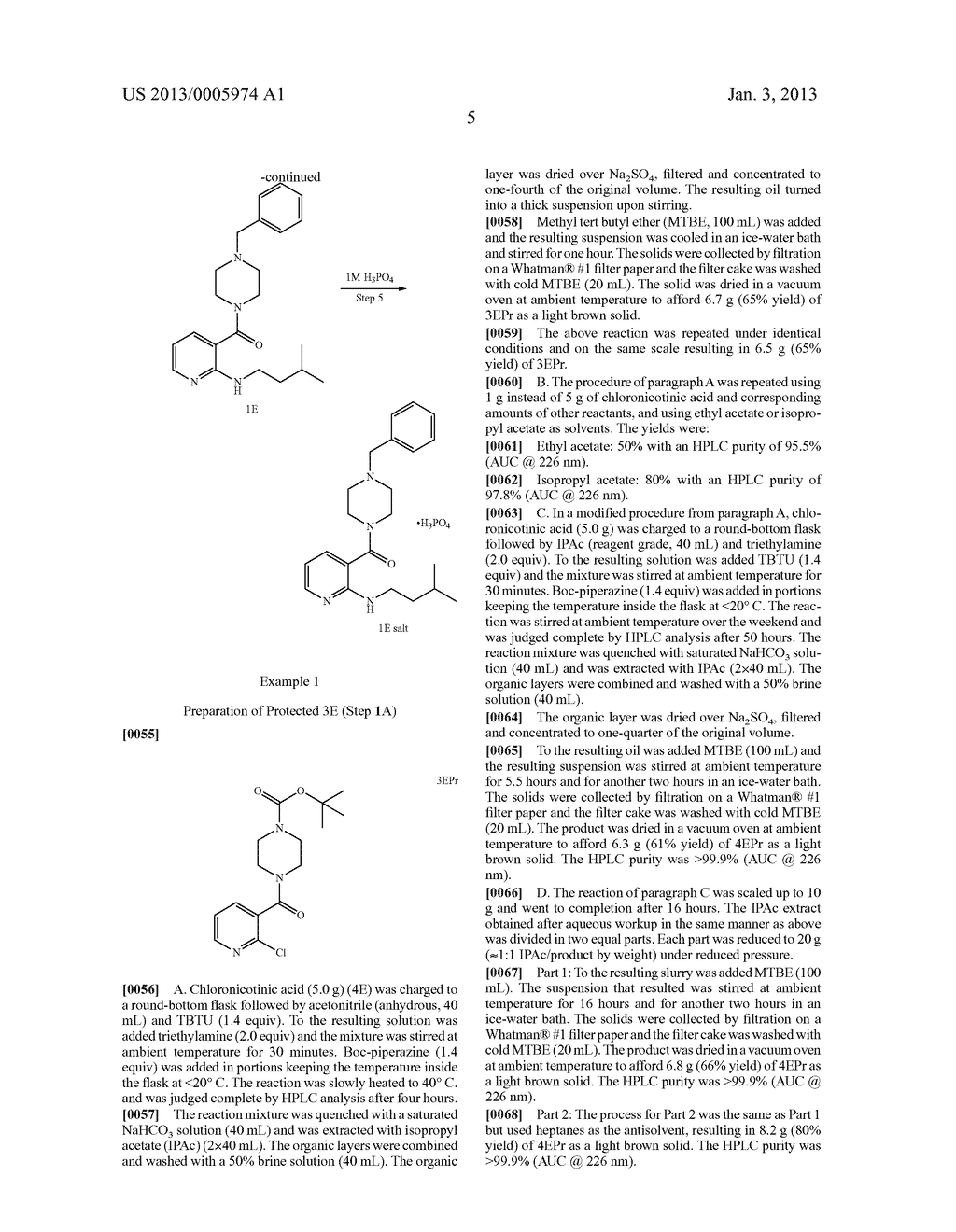 SYNTHESIS OF A NEUROSTIMULATIVE PIPERAZINE - diagram, schematic, and image 10