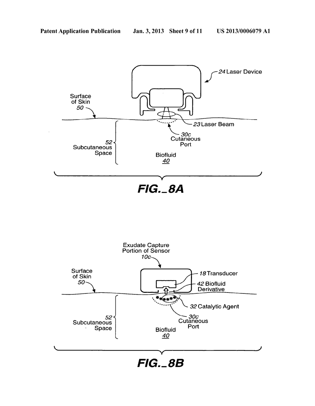 Analyte Sensor, and Associated System and Method Employing a Catalytic     Agent - diagram, schematic, and image 10