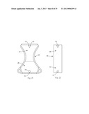 TWO-PIECE WEARABLE ABSORBENT ARTICLE HAVING ADVANTAGEOUS FRONT WAIST     REGION AND LANDING ZONE CONFIGURATION diagram and image