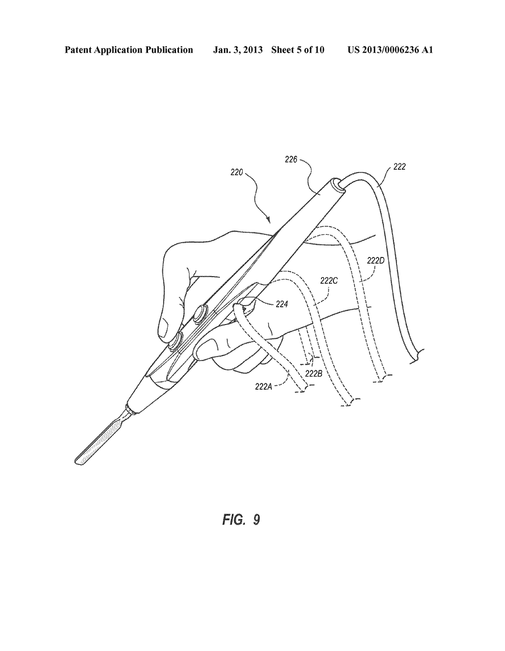 ELECTROSURGICAL INSTRUMENT WITH ADJUSTABLE UTILITY CONDUIT - diagram, schematic, and image 06