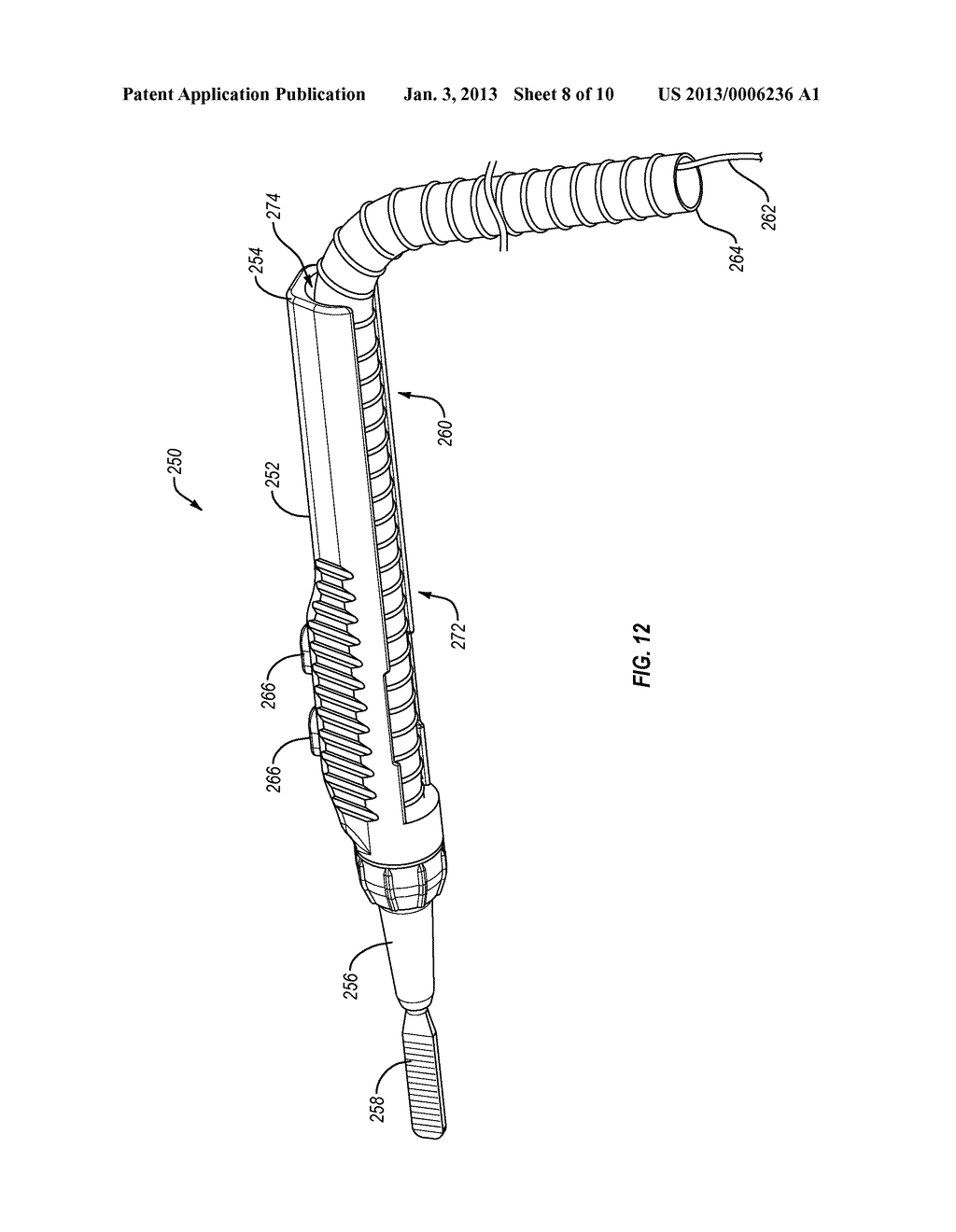 ELECTROSURGICAL INSTRUMENT WITH ADJUSTABLE UTILITY CONDUIT - diagram, schematic, and image 09