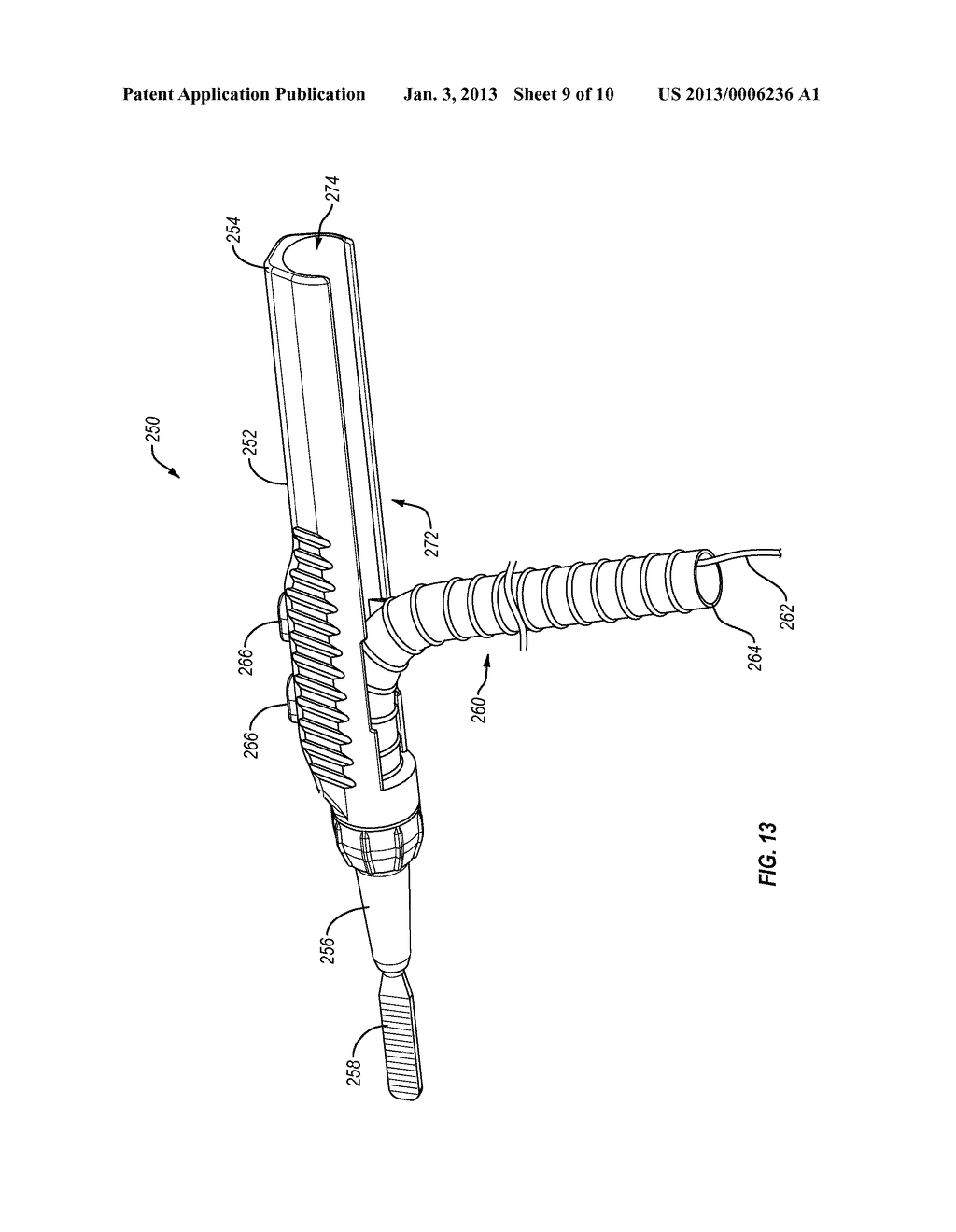 ELECTROSURGICAL INSTRUMENT WITH ADJUSTABLE UTILITY CONDUIT - diagram, schematic, and image 10