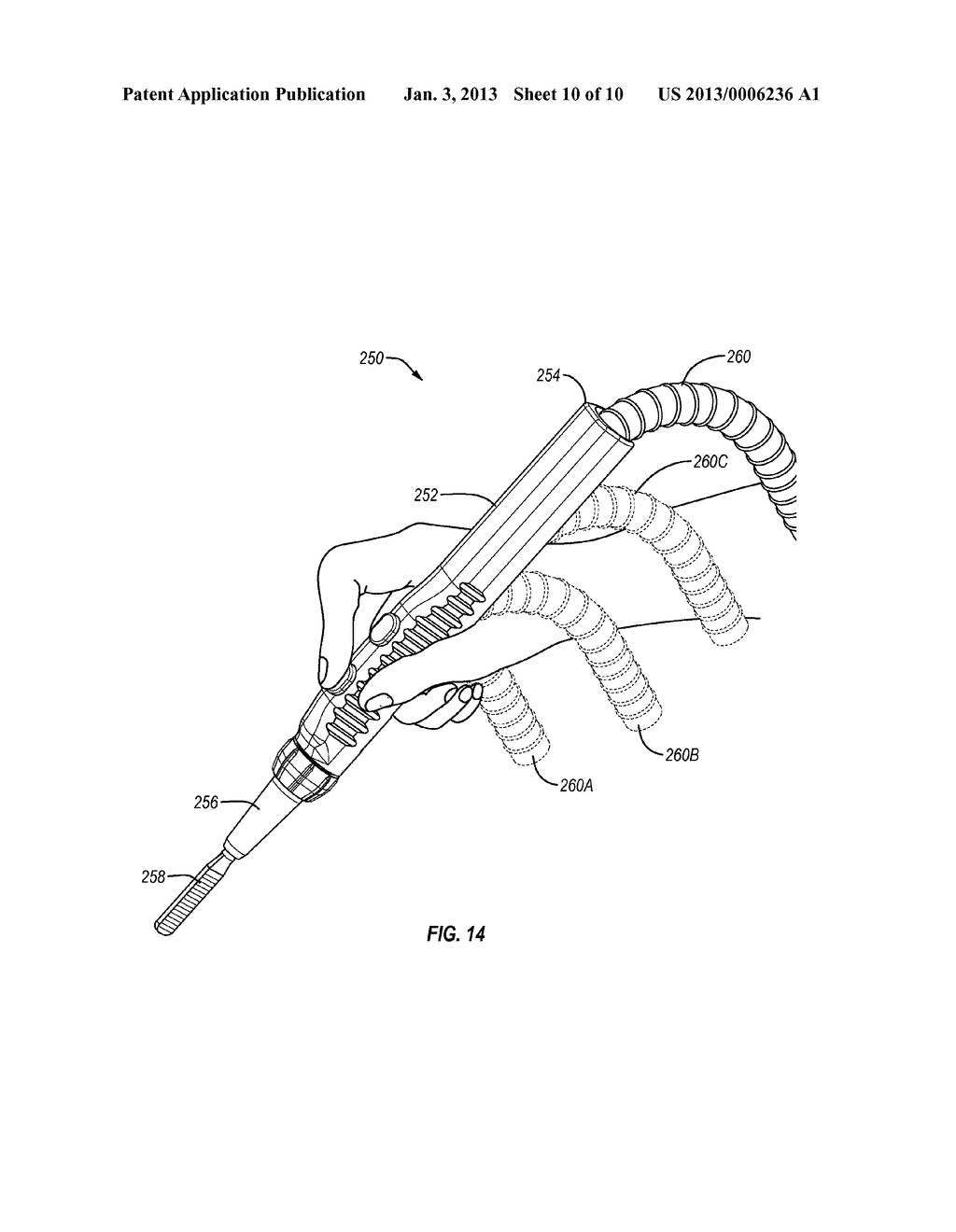 ELECTROSURGICAL INSTRUMENT WITH ADJUSTABLE UTILITY CONDUIT - diagram, schematic, and image 11