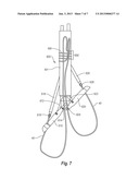 SUTURING DEVICE WITH SPLIT ARM AND METHOD OF SUTURING TISSUE diagram and image