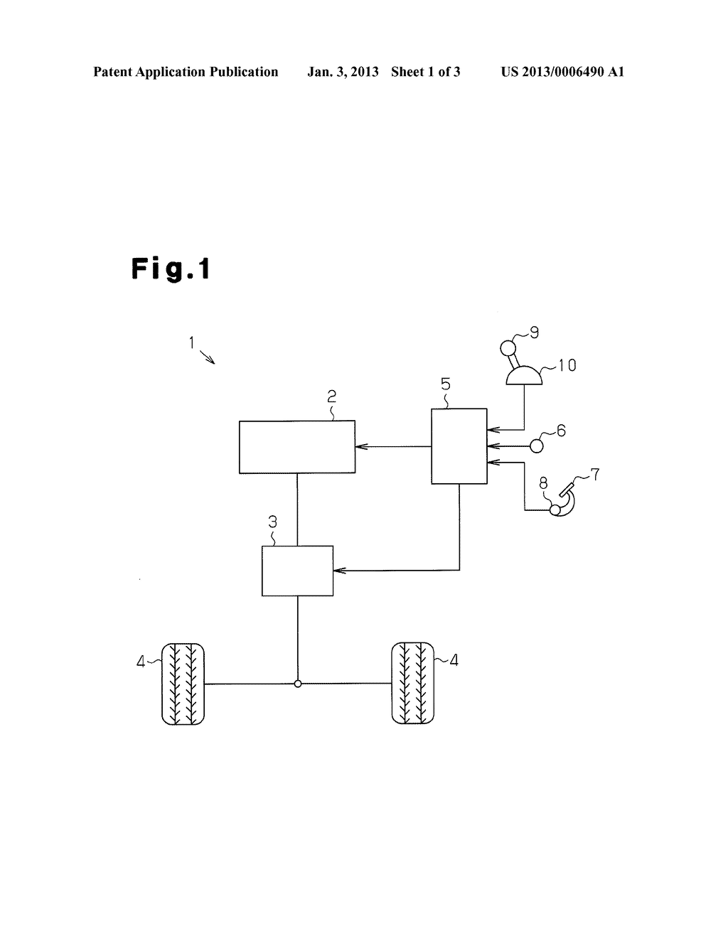 DRIVE CONTROL DEVICE FOR VEHICLE - diagram, schematic, and image 02