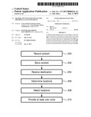 METHOD AND NAVIGATION DEVICE FOR PROVIDING AT LEAST ONE ROUTE diagram and image