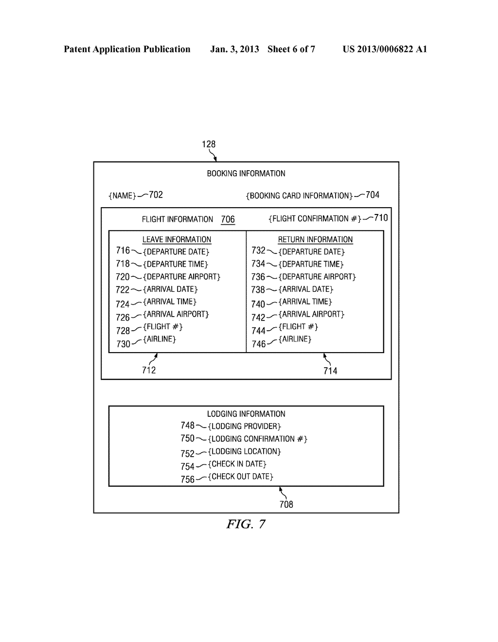 SYSTEM AND METHOD FOR AUTOMATED TRAVEL NOTIFICATION - diagram, schematic, and image 07