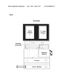 Console, System and Method for providing an Interface to a Financial     Market Trading System or to a Financial Market Based Gaming System diagram and image