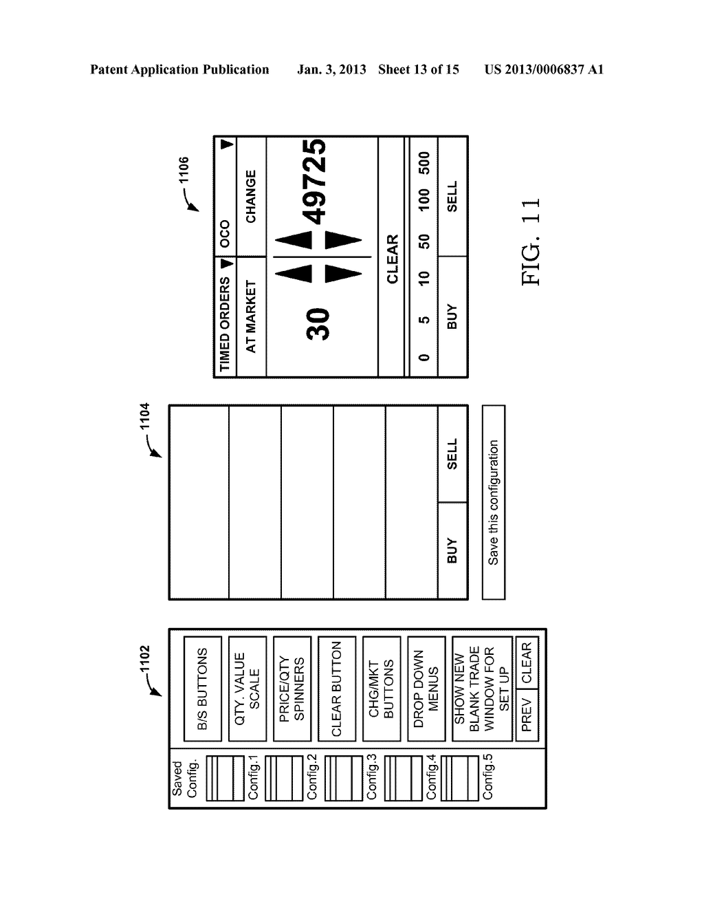 System and Method for Selectively Displaying Market Information Related to     a Plurality of Tradeable Objects - diagram, schematic, and image 14