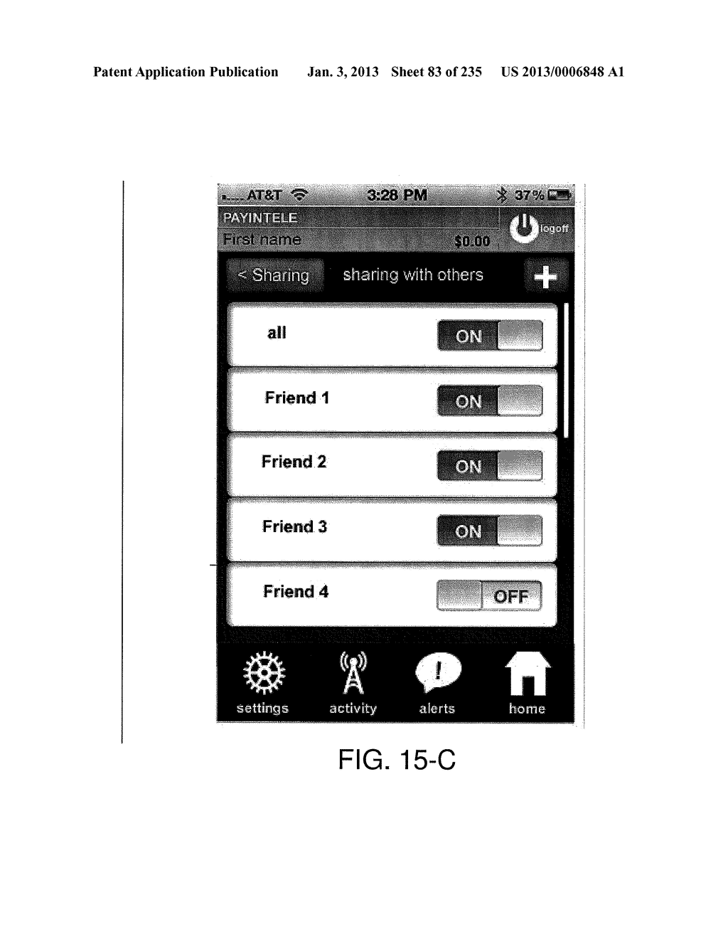 METHOD OF VIRTUAL TRANSACTION USING MOBILE ELECTRONIC DEVICES OR FIXED     ELECTRONIC DEVICES OR A COMBINATION OF BOTH, FOR GLOBAL COMMERCIAL OR     NONCOMMERCIAL PURPOSES - diagram, schematic, and image 84