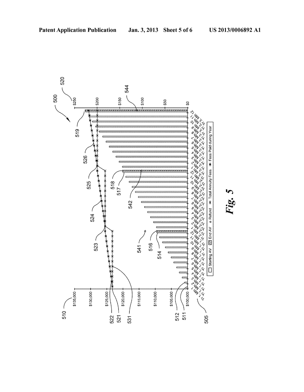 SYSTEM AND METHOD FOR PROCESSING DATA RELATED TO CHARGES APPLICABLE TO     INVESTMENT ACCOUNTS - diagram, schematic, and image 06