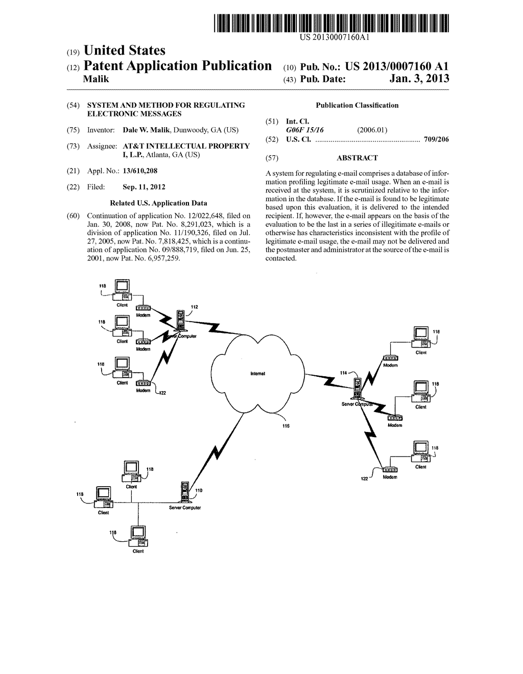 System and Method for Regulating Electronic Messages - diagram, schematic, and image 01