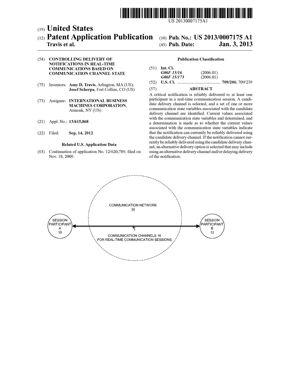 CONTROLLING DELIVERY OF NOTIFICATIONS IN REAL-TIME COMMUNICATIONS BASED ON     COMMUNICATION CHANNEL STATE - diagram, schematic, and image 01