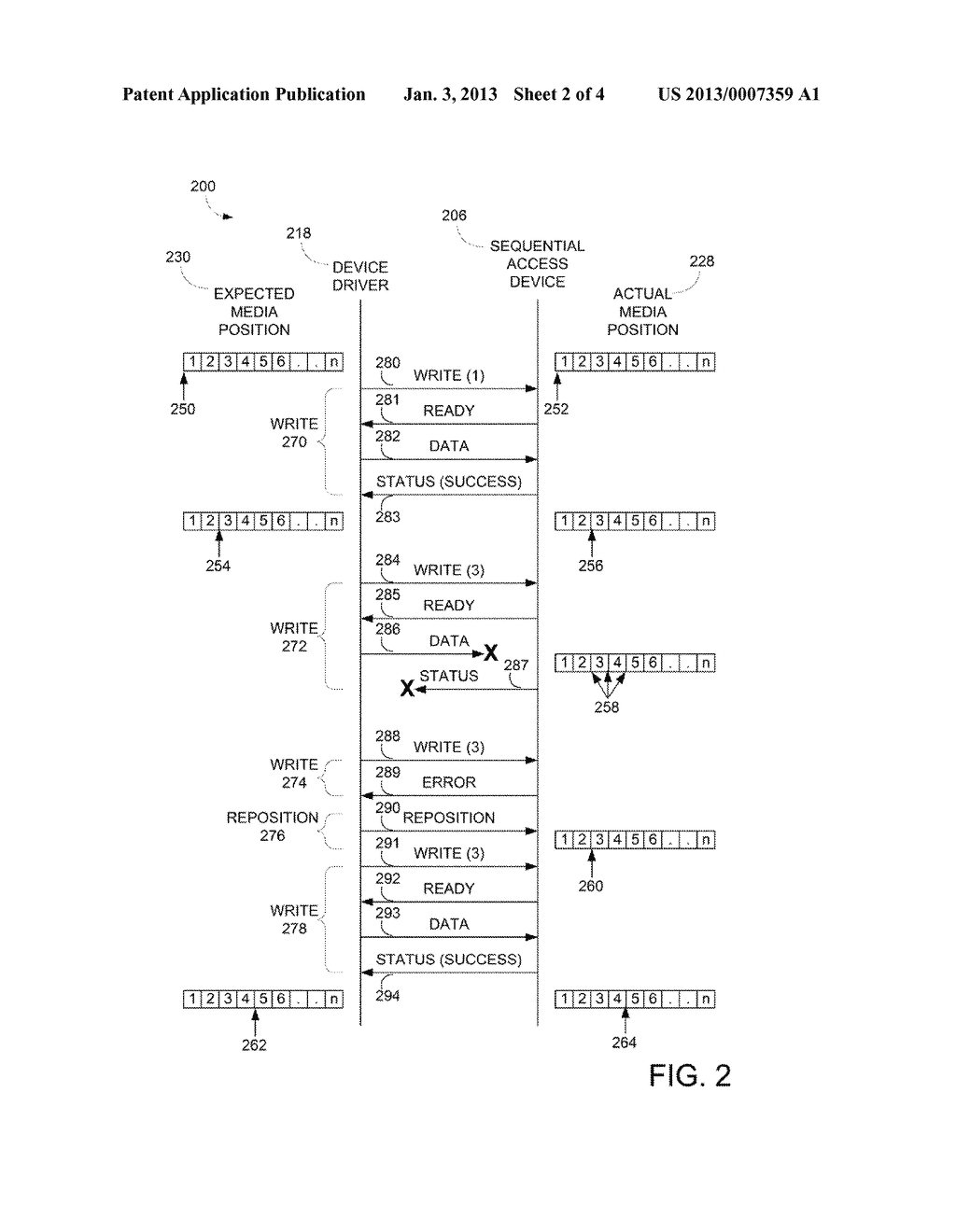 ACCESS COMMANDS INCLUDING EXPECTED MEDIA POSITIONS - diagram, schematic, and image 03