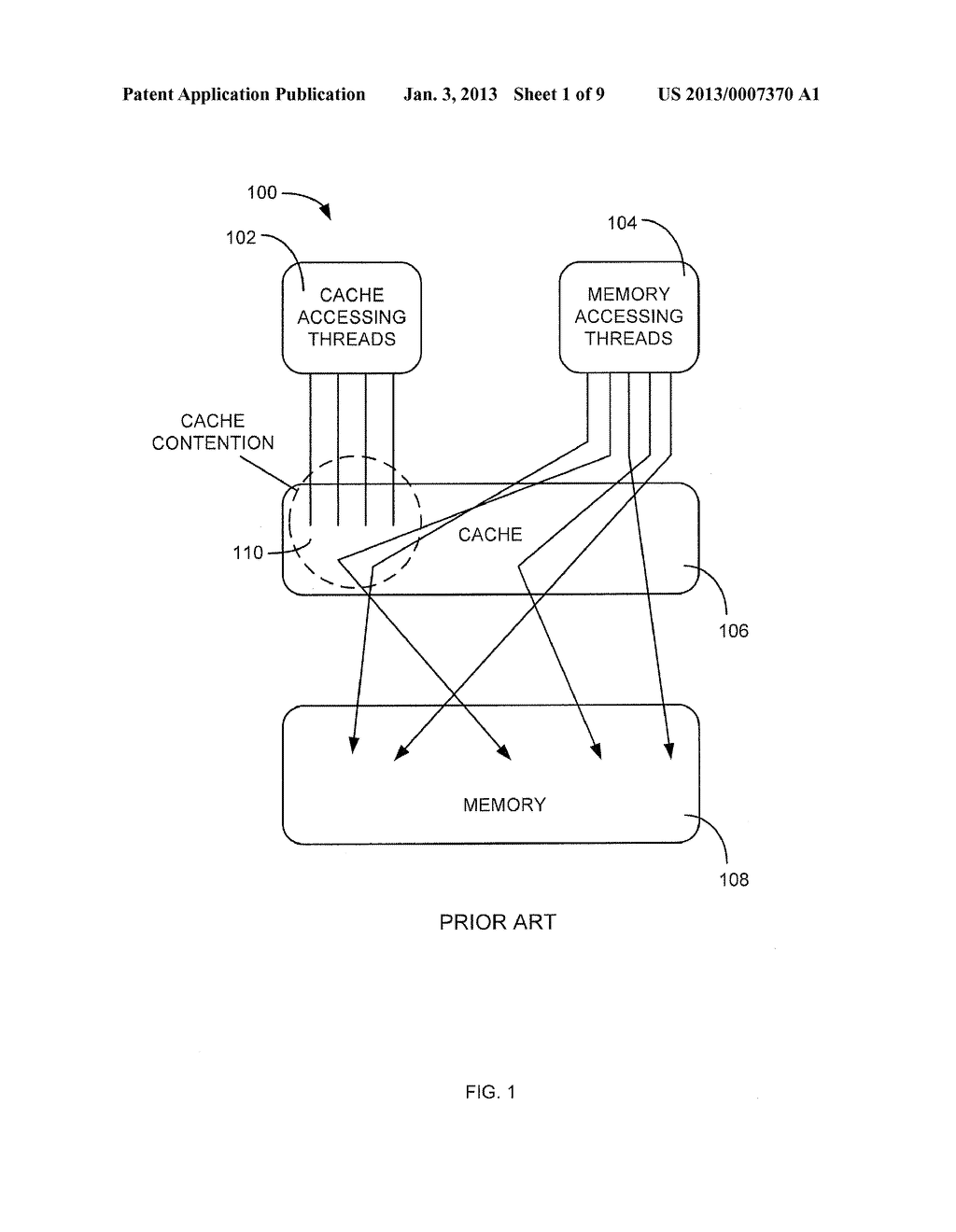 METHOD AND APPARATUS FOR MINIMIZING WORKING MEMORY CONTENTIONS IN     COMPUTING SYSTEMS - diagram, schematic, and image 02