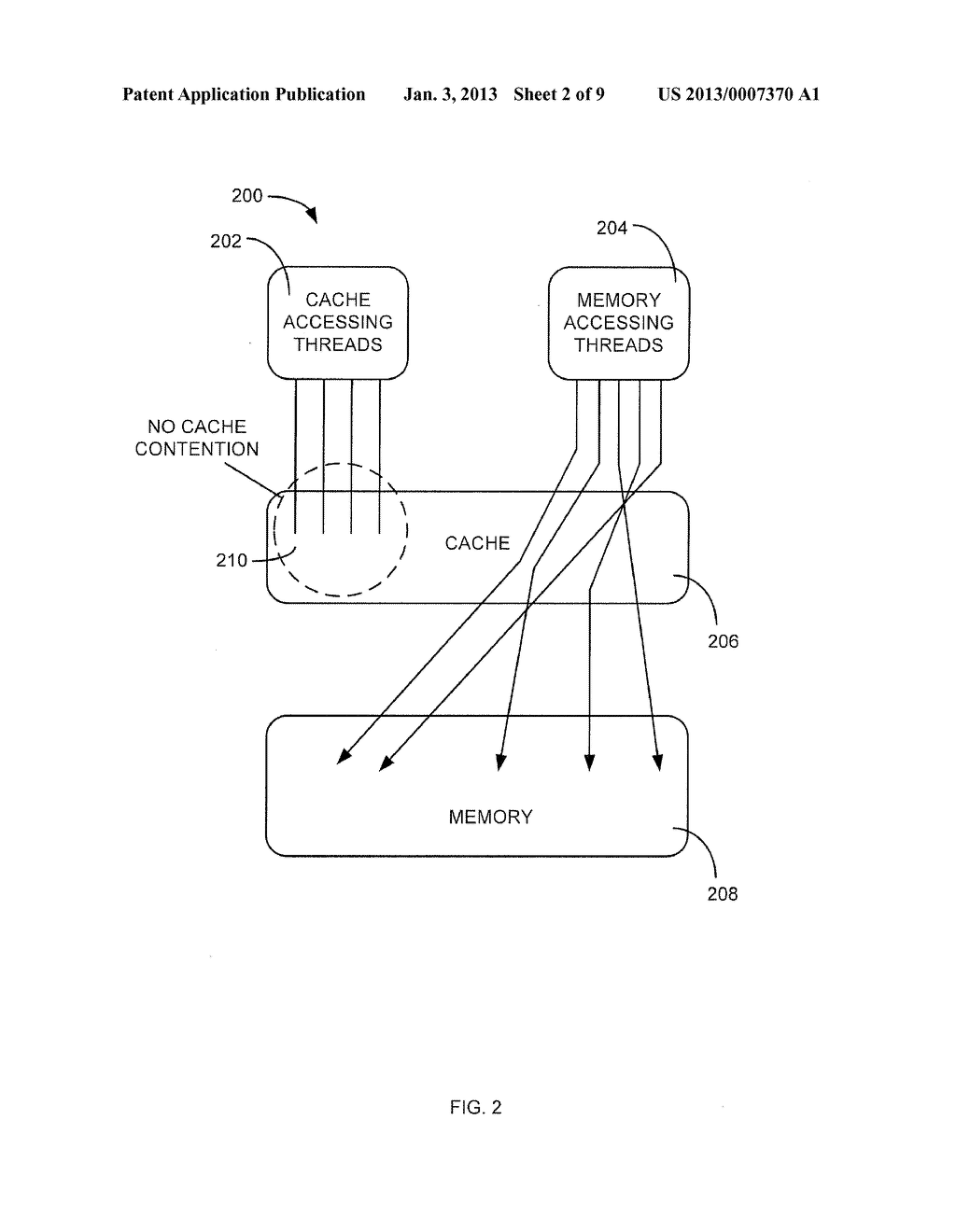 METHOD AND APPARATUS FOR MINIMIZING WORKING MEMORY CONTENTIONS IN     COMPUTING SYSTEMS - diagram, schematic, and image 03