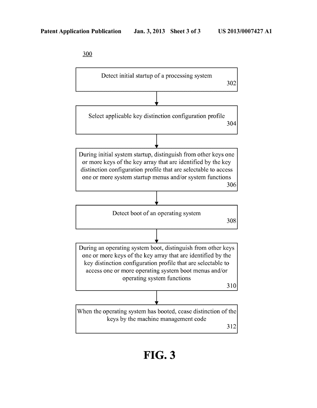 SELECTIVE KEY DISTINCTION AT SYSTEM STARTUP - diagram, schematic, and image 04