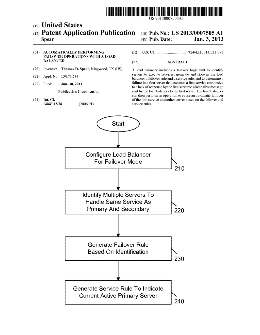 Automatically Performing Failover Operations With A Load Balancer - diagram, schematic, and image 01