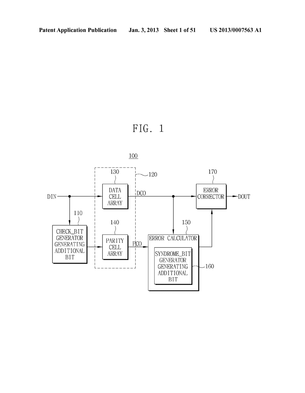 SEMICONDUCTOR MEMORY DEVICE HAVING ERROR CORRECTION FUNCTION AND MEMORY     SYSTEM INCLUDING THE SAME - diagram, schematic, and image 02