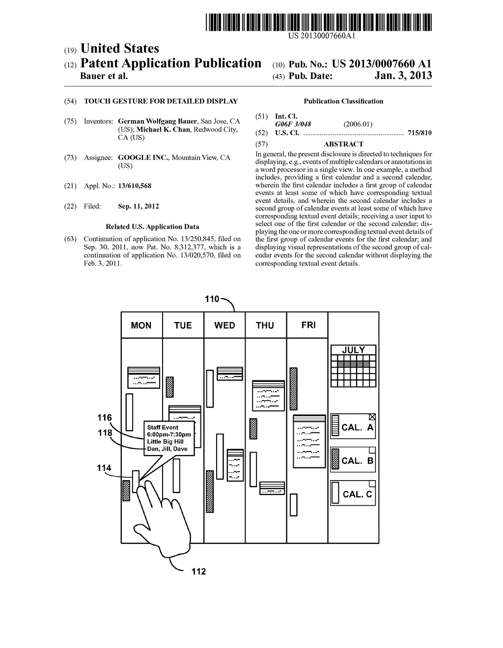 TOUCH GESTURE FOR DETAILED DISPLAY - diagram, schematic, and image 01